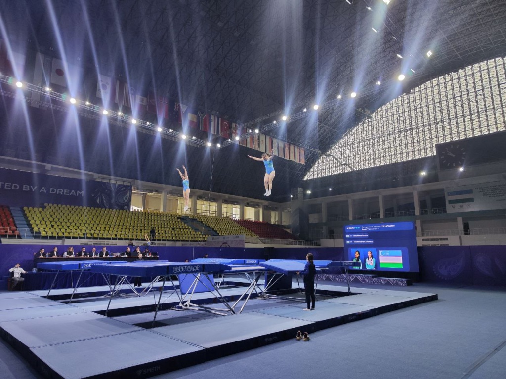 Российские батутисты завоевали весь комплект наград на международном турнире в Ташкенте Российские батутисты завоевали весь комплект наград на международном турнире в Ташкенте