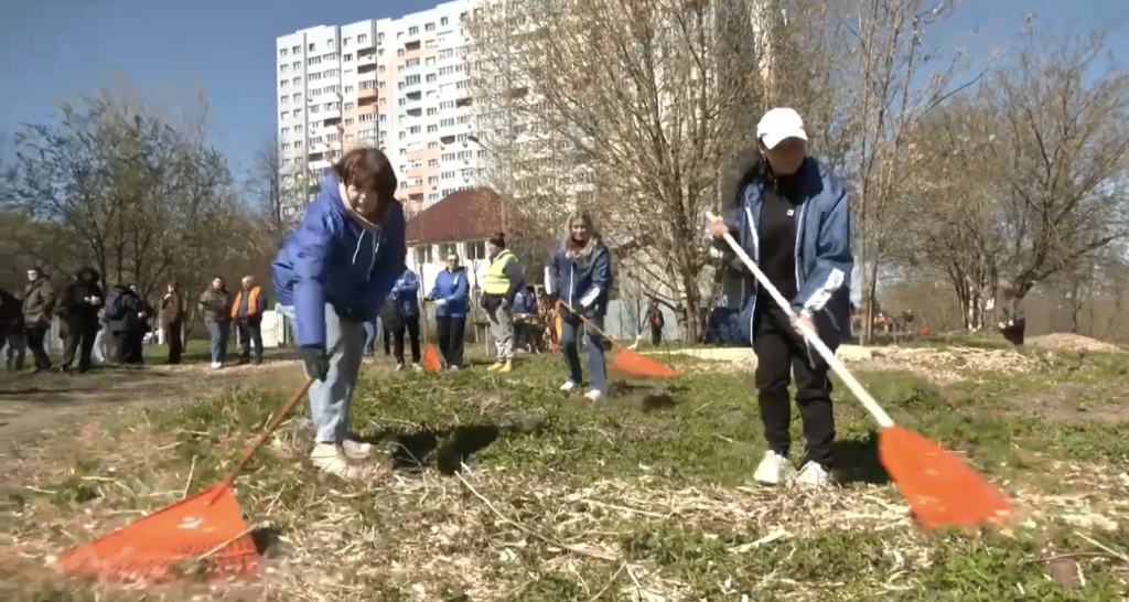«Вместе за чистоту округа»: в подмосковном Пушкинском прошёл общеобластной субботник