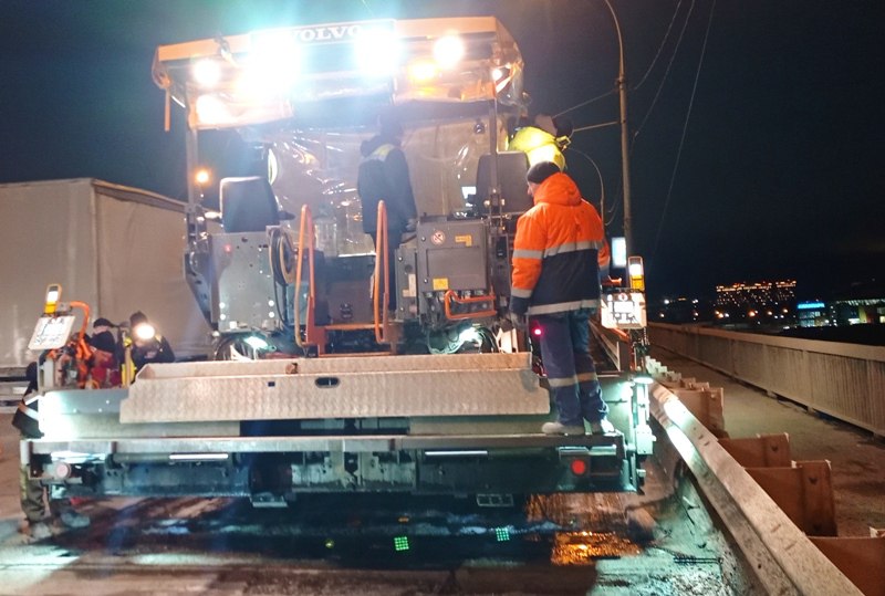 В Новосибирске начались работы по ремонту Димитровского моста